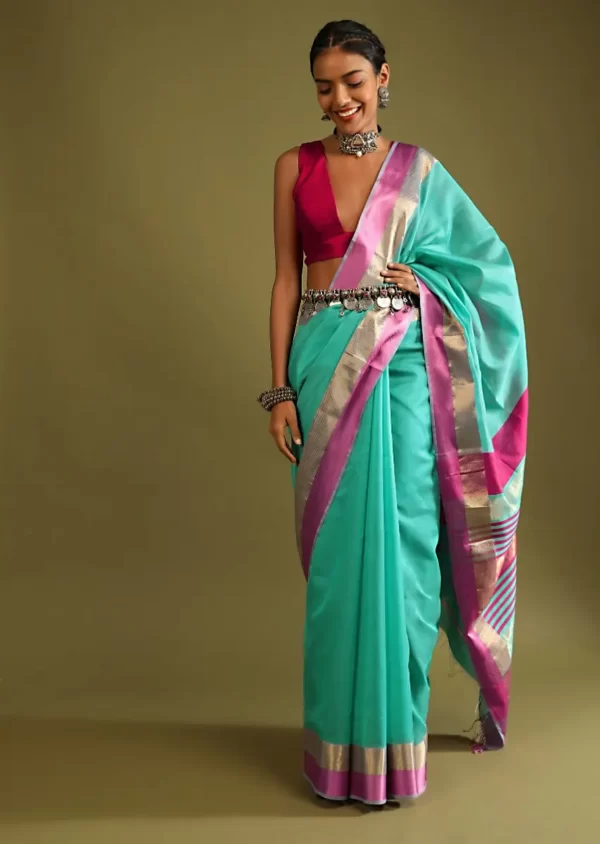 a_gquareen_saree